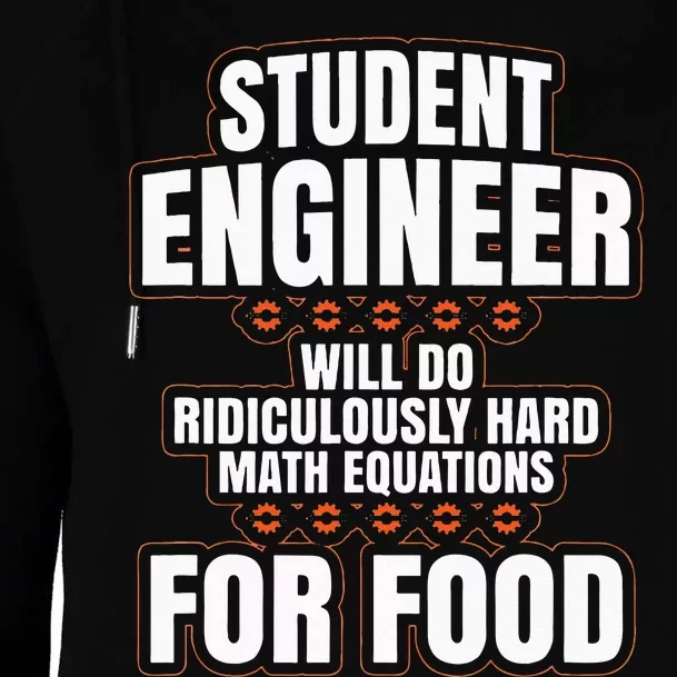 Funny Engineer Gifts Engineering College Student Gift Ideas Womens Funnel Neck Pullover Hood