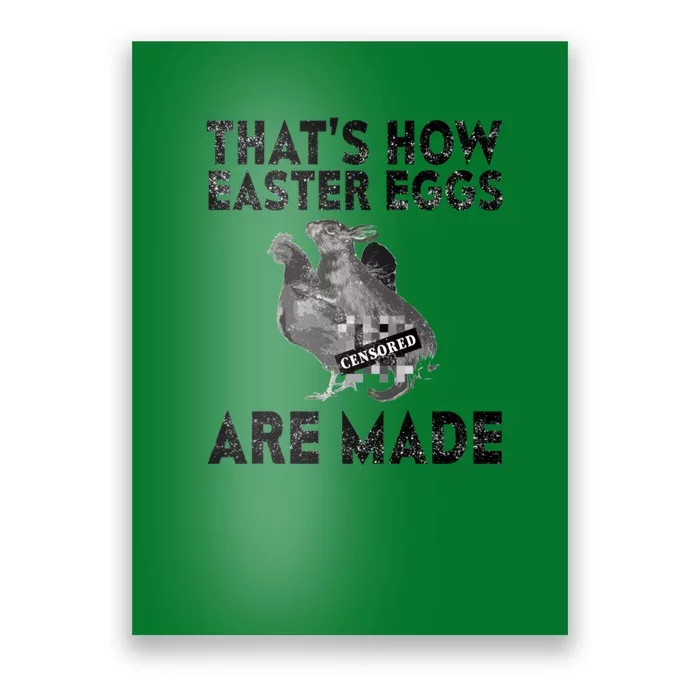 Funny Easter Gift Naughty Easter Meme Dirty Easter Poster