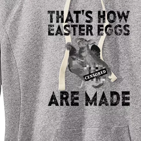 Funny Easter Gift Naughty Easter Meme Dirty Easter Women's Fleece Hoodie