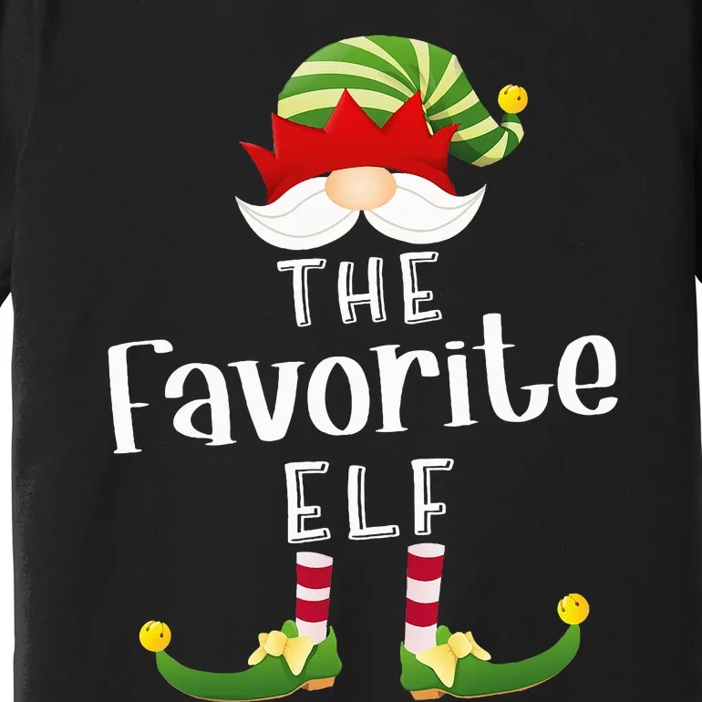 Favorite Elf Group Christmas Funny Pajama Party Premium T-Shirt