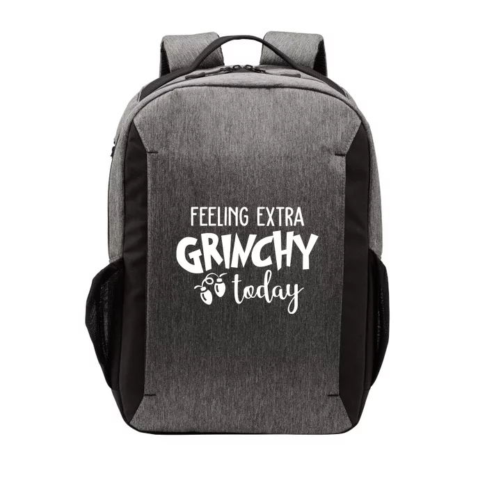 Feeling Extra Grinchy Today Funny Christmas Vector Backpack