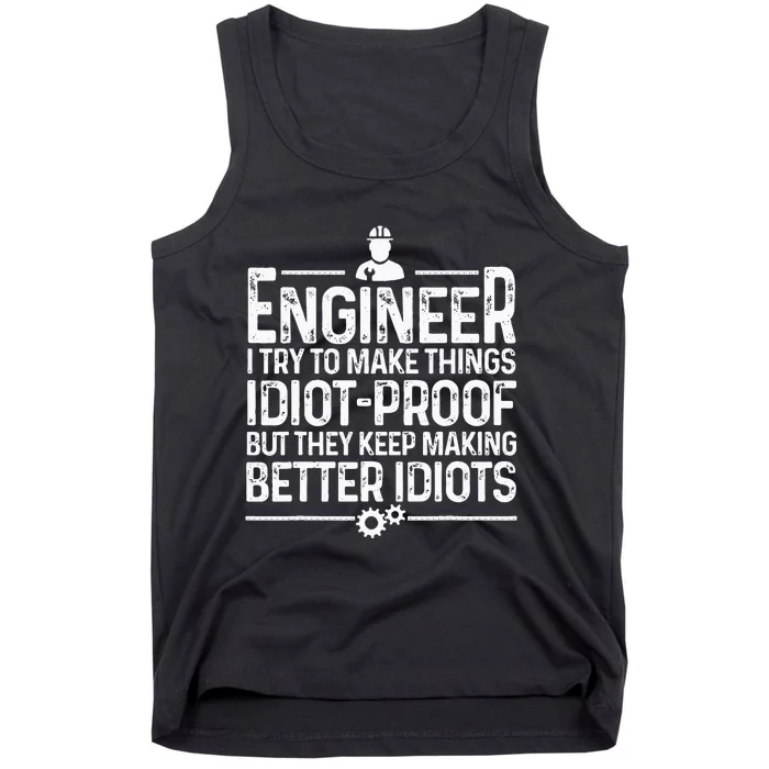 Funny Engineer Gift For Men Women Cool Engineering Mechanic Tank Top