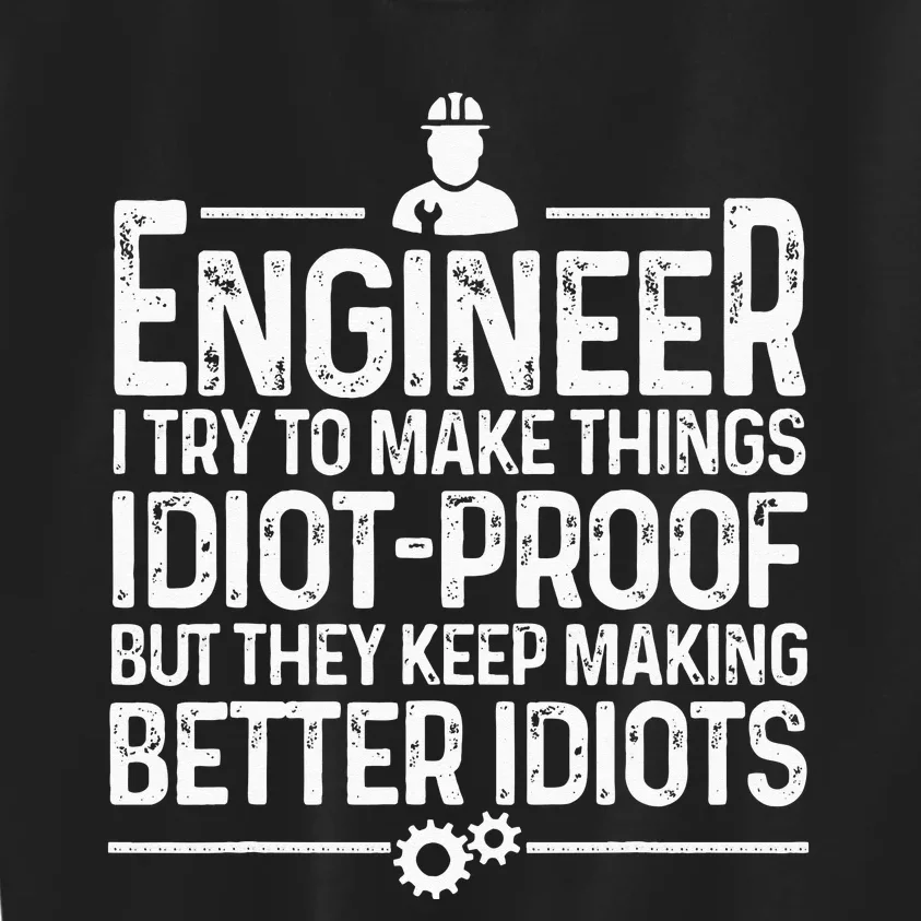 Funny Engineer Gift For Men Women Cool Engineering Mechanic Kids Sweatshirt