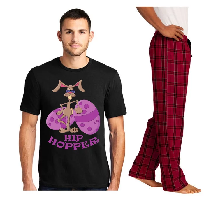 Funny Easter Hip Hopper Bunny Design For Women Pajama Set