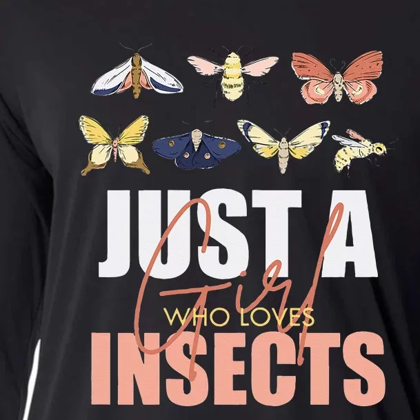 Funny Entomologist Insects Bug Identification Lovers Cooling Performance Long Sleeve Crew