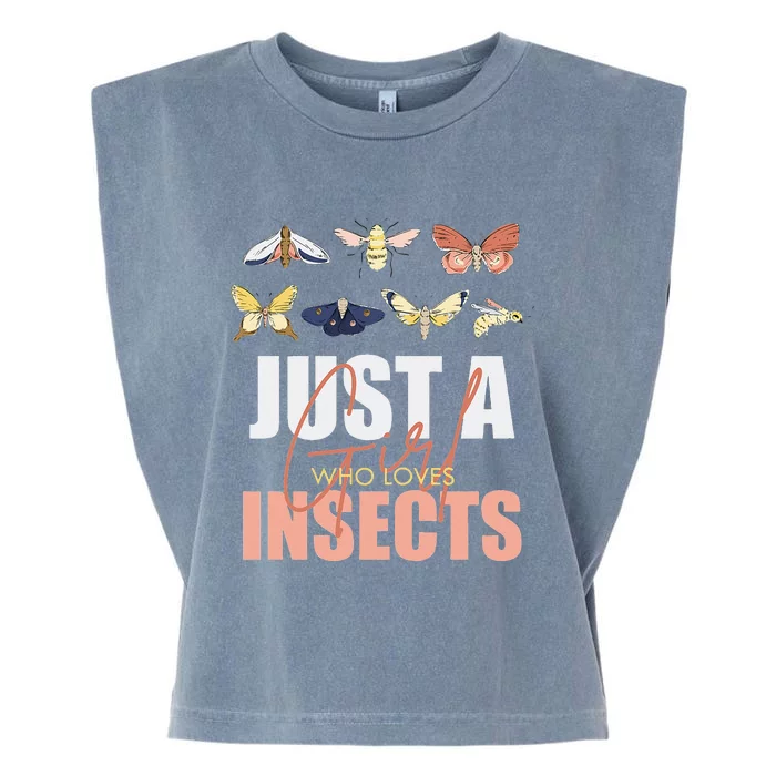 Funny Entomologist Insects Bug Identification Lovers Garment-Dyed Women's Muscle Tee