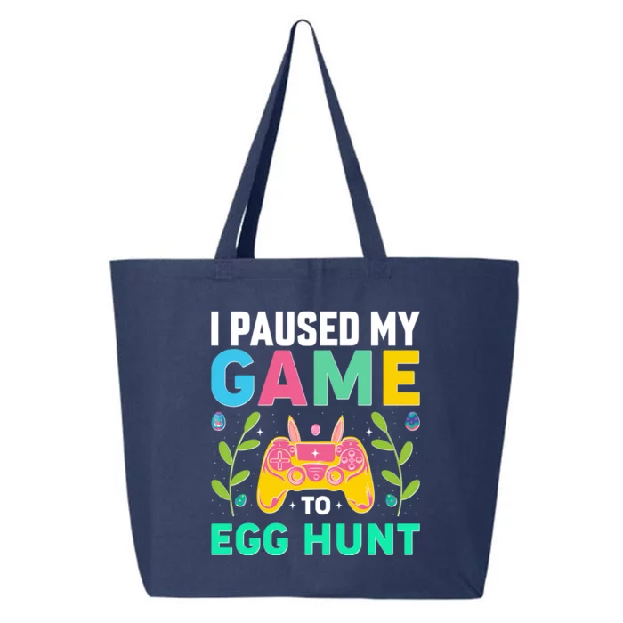 Funny Easter I Pause My Game To Egg Hunt 25L Jumbo Tote