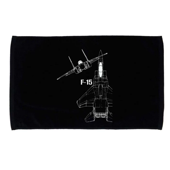 F15 Eagle Jet Military Stealth Fighter Jet Microfiber Hand Towel