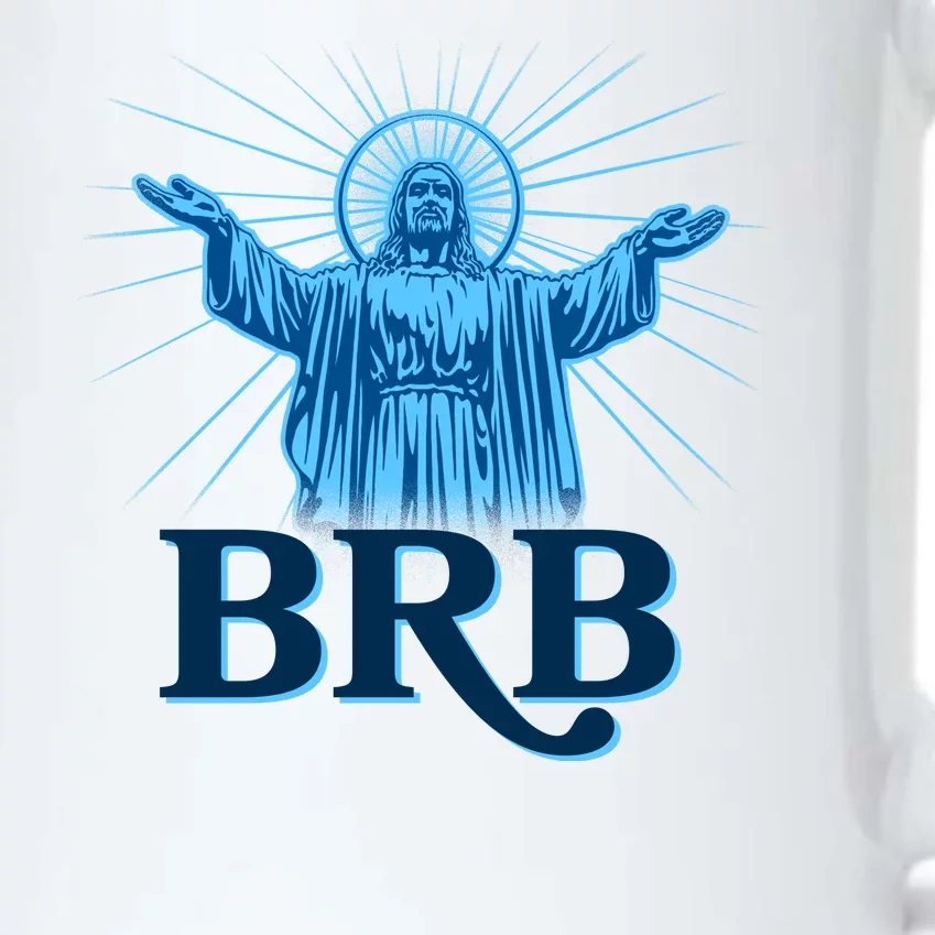 Funny Easter Jesus BRB Be Right Back Black Color Changing Mug