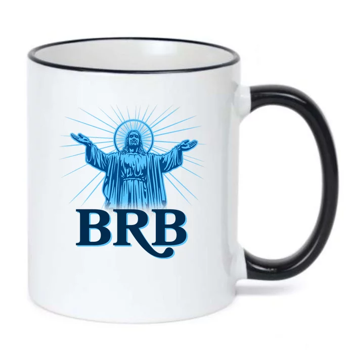 Funny Easter Jesus BRB Be Right Back Black Color Changing Mug