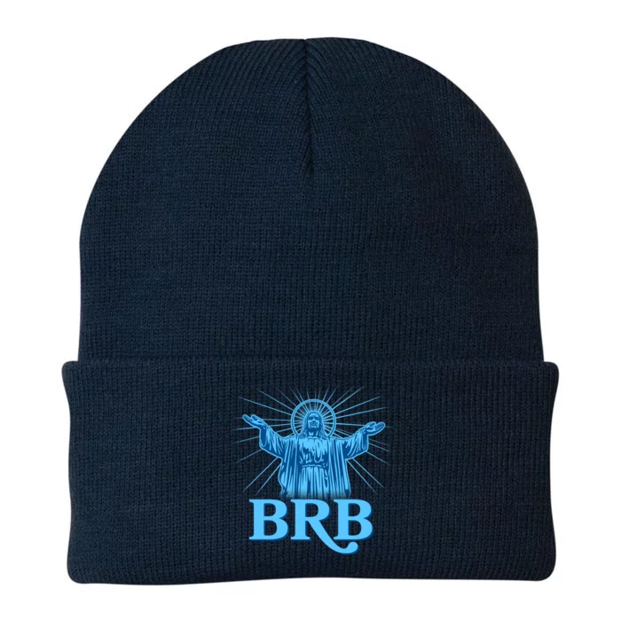 Funny Easter Jesus BRB Be Right Back Knit Cap Winter Beanie