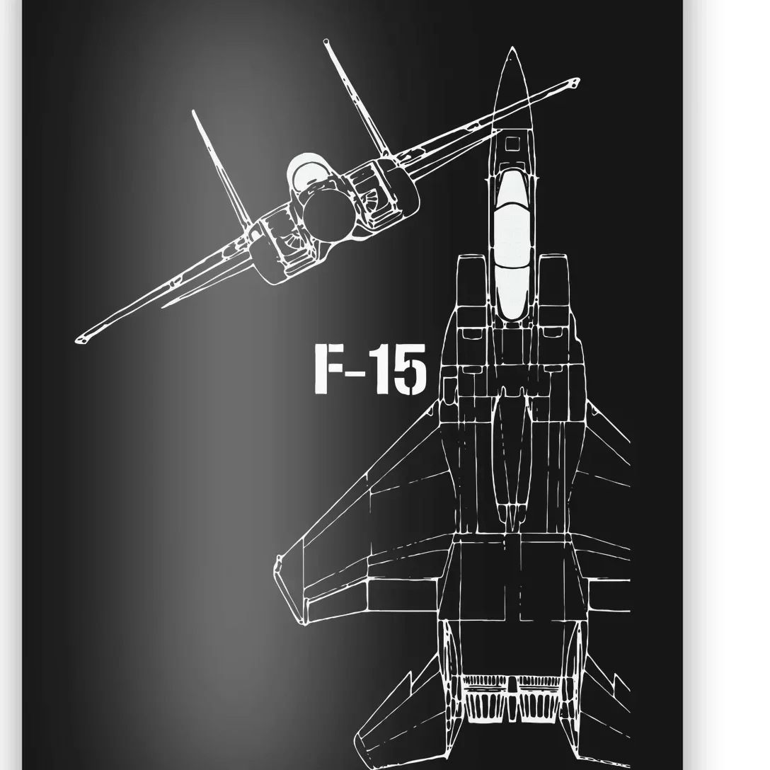 F15 Eagle Jet Military Stealth Fighter Jet Poster