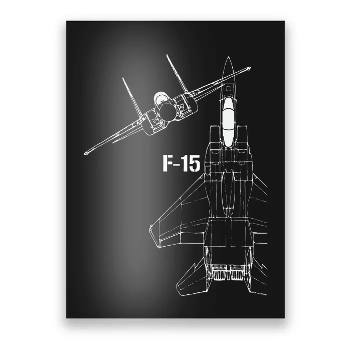 F15 Eagle Jet Military Stealth Fighter Jet Poster