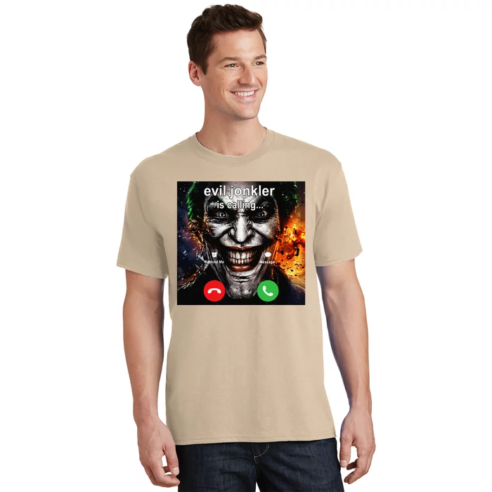 Funny Evil Jonkler Is Calling Halloween T-Shirt