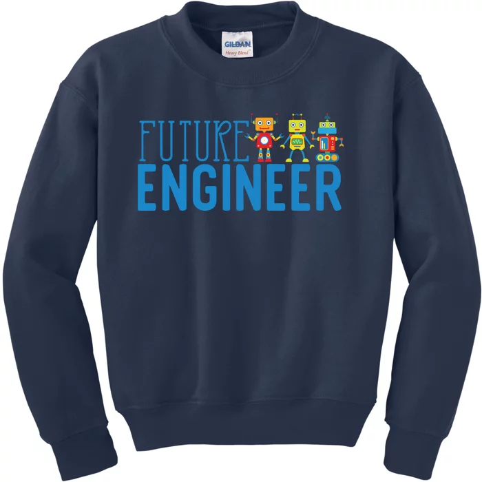 Future Engineer Kids Dream Job For Kids Kids Sweatshirt