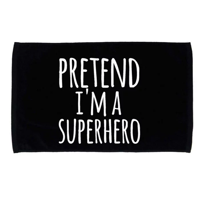 Funny Easy Lazy Halloween Pretend IM A Superhero Microfiber Hand Towel