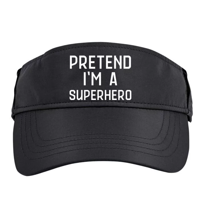 Funny Easy Lazy Halloween PRETEND IM A SUPERHERO Costume Adult Drive Performance Visor