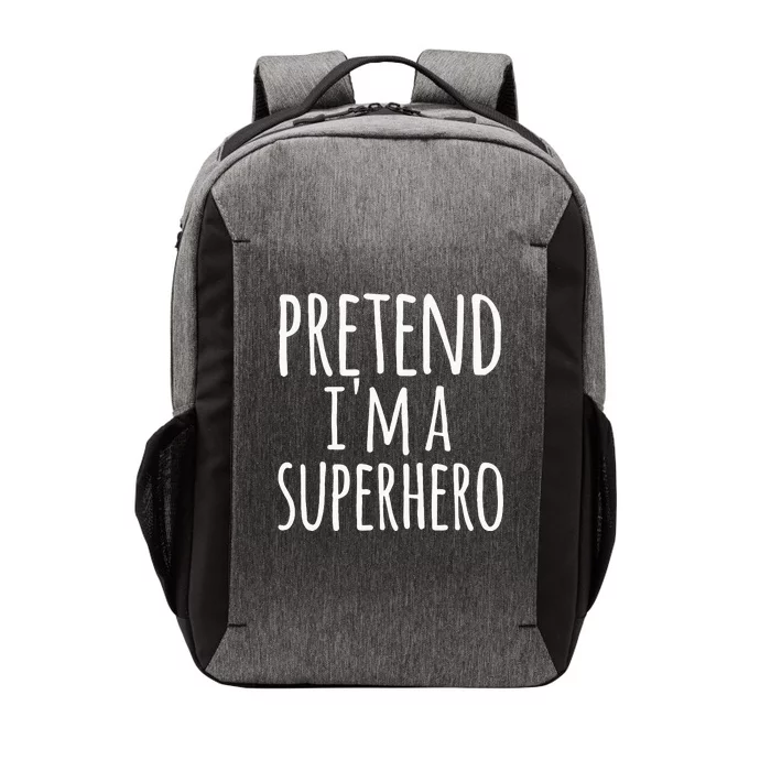 Funny Easy Lazy Halloween PRETEND IM A SUPERHERO Costume Vector Backpack