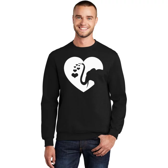 Funny Elephant Lover Gift For Women Who Love Elephant Tall Sweatshirt