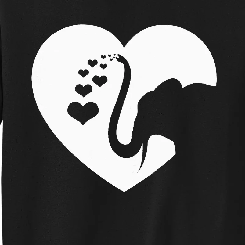 Funny Elephant Lover Gift For Women Who Love Elephant Tall Sweatshirt