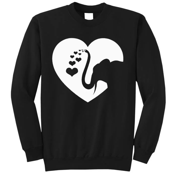 Funny Elephant Lover Gift For Women Who Love Elephant Tall Sweatshirt