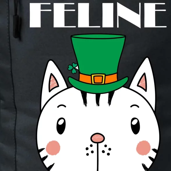 Feline Lucky Cat St Patricks Day Daily Commute Backpack