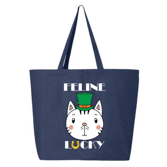 Feline Lucky Cat St Patricks Day 25L Jumbo Tote