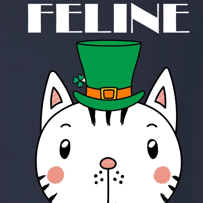 Feline Lucky Cat St Patricks Day Toddler Long Sleeve Shirt