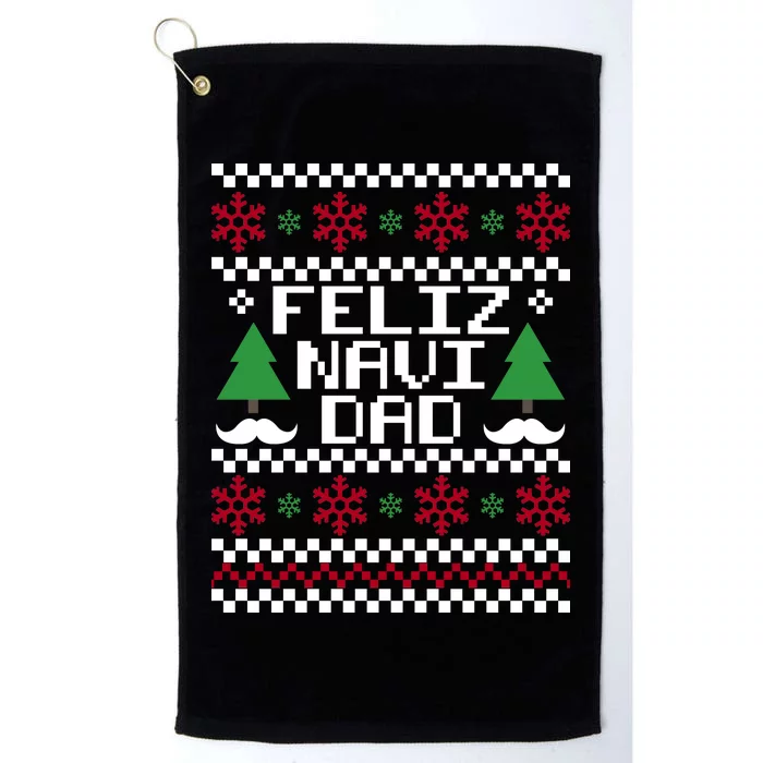 Feliz Navi DAD Ugly Christmas Platinum Collection Golf Towel