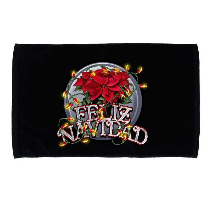 Feliz Navidad Microfiber Hand Towel