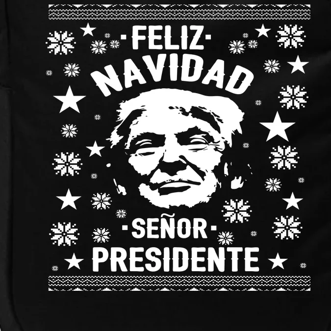 Feliz Navidad Senor President Donald Trump Impact Tech Backpack