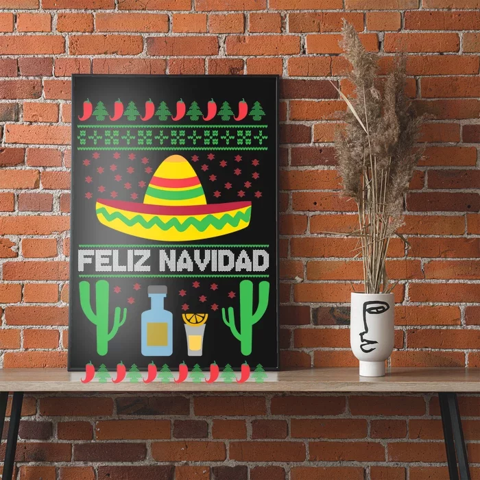 Feliz Navidad Ugly Christmas Poster