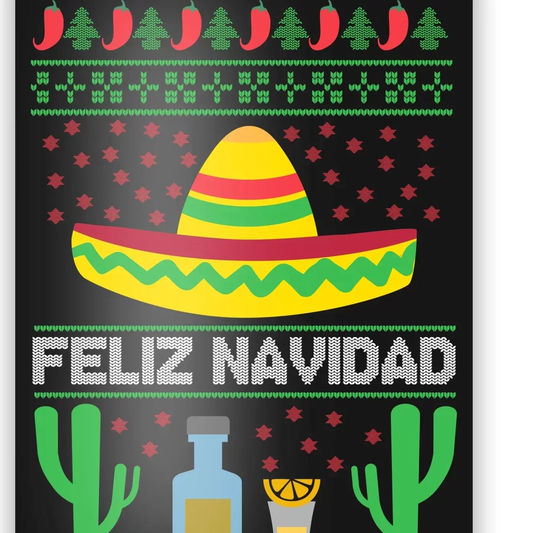 Feliz Navidad Ugly Christmas Poster