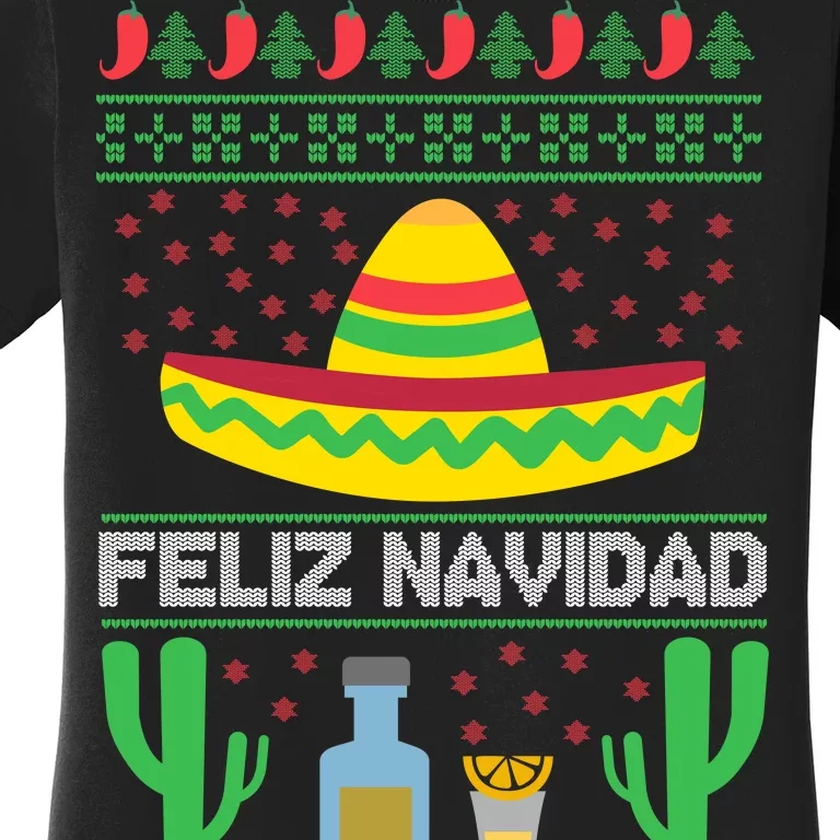 Feliz Navidad Ugly Christmas Women's T-Shirt