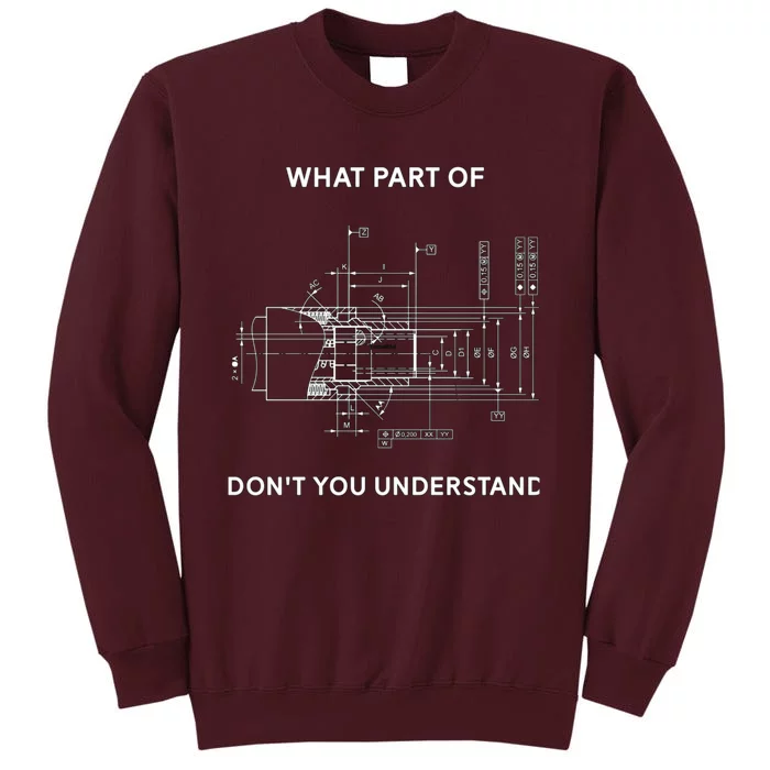 Funny Engineering Mechanical Engineering T Tall Sweatshirt