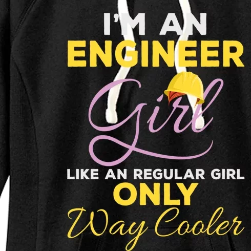 Female Engineering Major Graduates Feminist Engineer Funny Gift Women's Fleece Hoodie