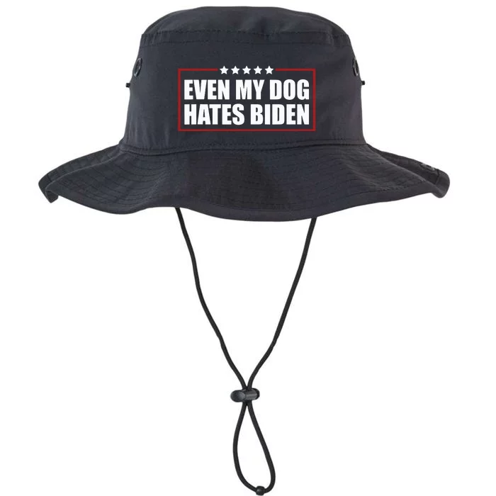 Funny Even My Dog Hates Biden Sarcastic Political Joke Legacy Cool Fit Booney Bucket Hat