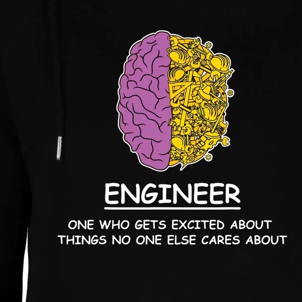 Funny Engineering Mechanical Civil Engineer Womens Funnel Neck Pullover Hood