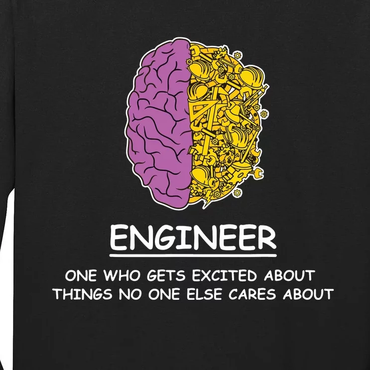 Funny Engineering Mechanical Civil Engineer Tall Long Sleeve T-Shirt