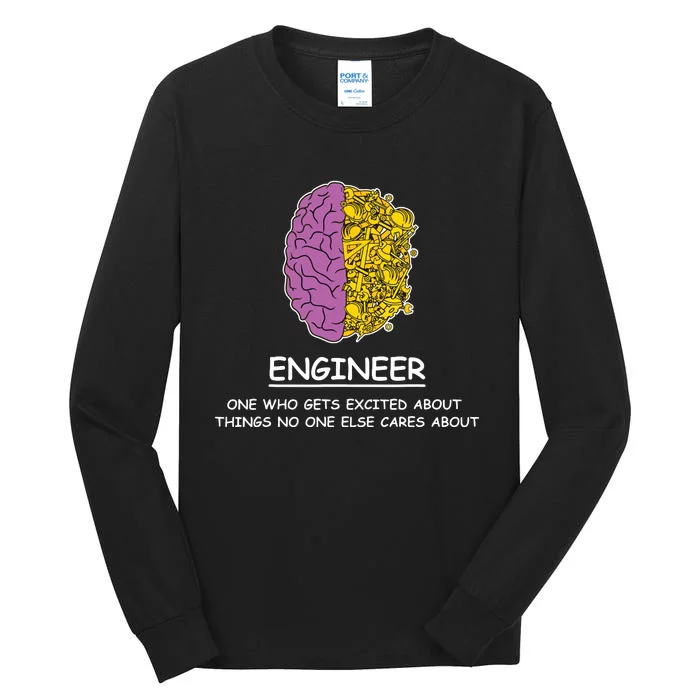 Funny Engineering Mechanical Civil Engineer Tall Long Sleeve T-Shirt