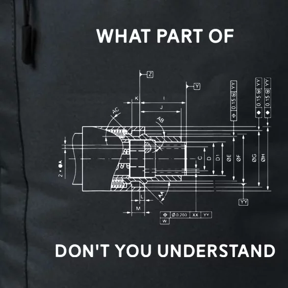 Funny Engineering Mechanical Engineering Daily Commute Backpack