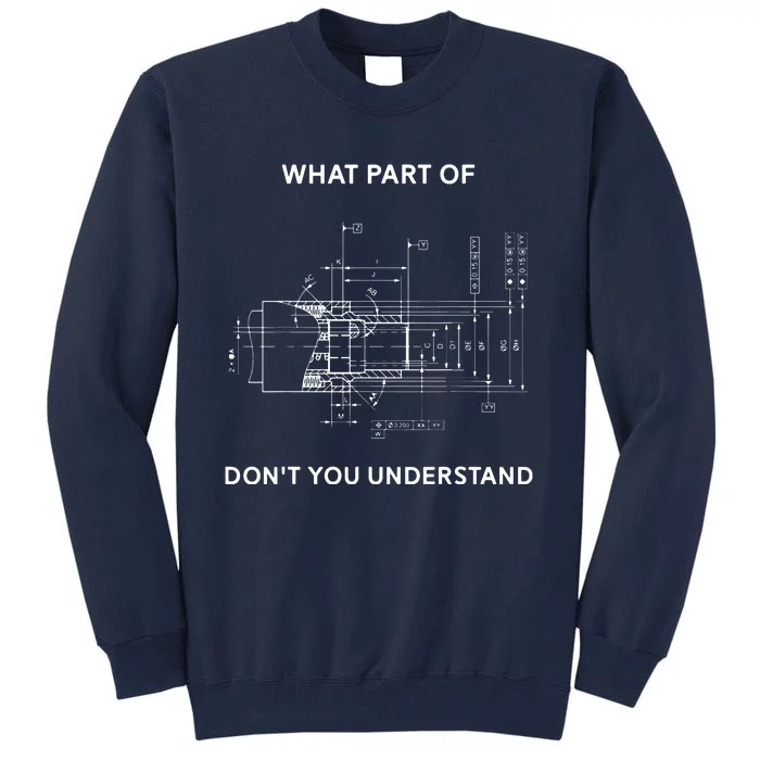 Funny Engineering Mechanical Engineering Tall Sweatshirt