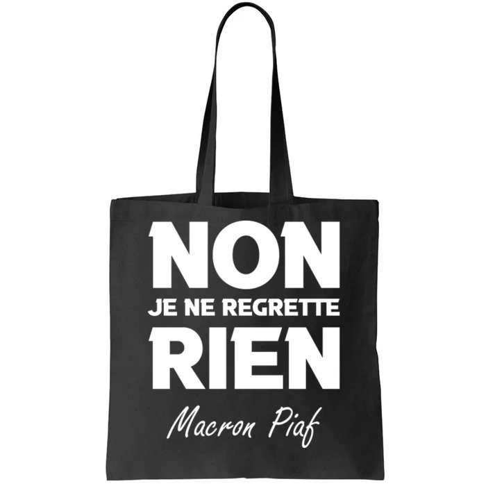 Funny Emmanuel Macron Tote Bag