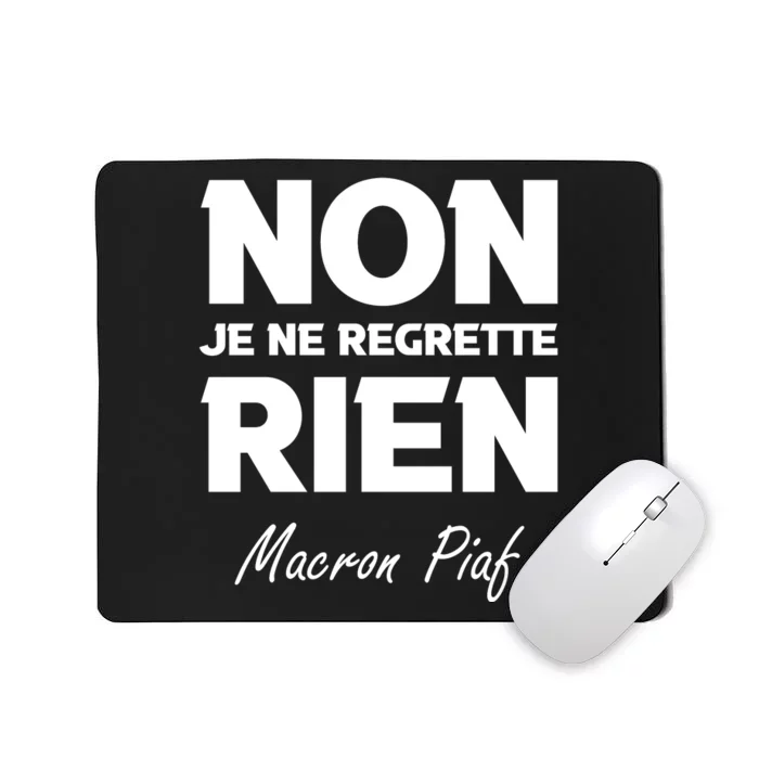 Funny Emmanuel Macron Mousepad