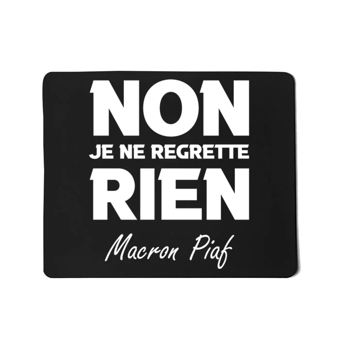 Funny Emmanuel Macron Mousepad