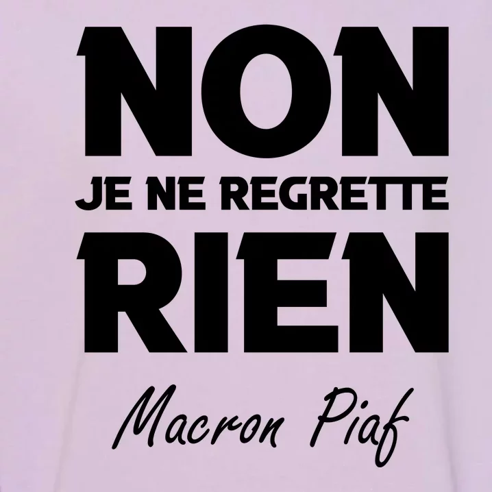 Funny Emmanuel Macron Garment-Dyed Sweatshirt