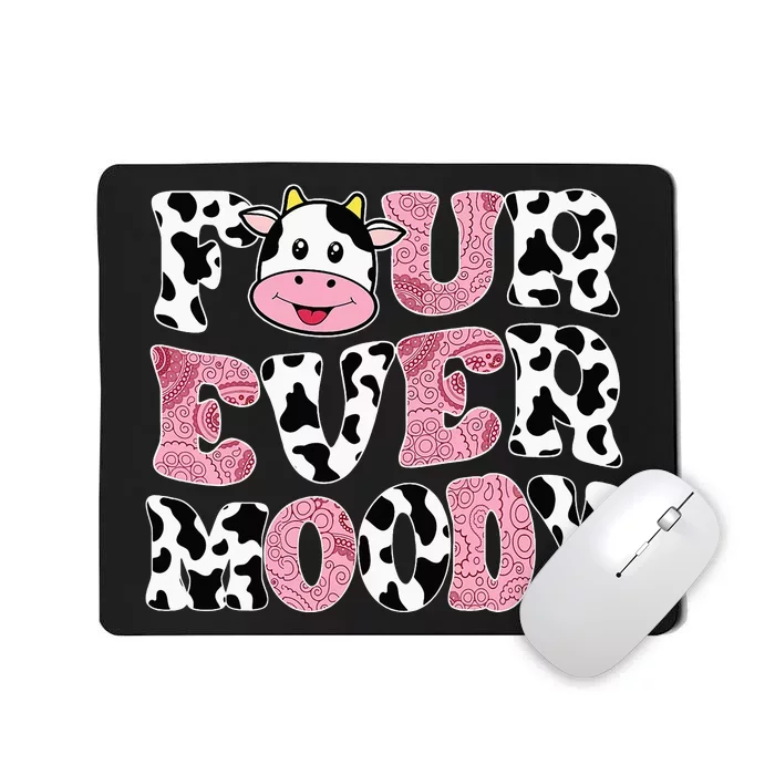 Four Ever Moody Cow Mousepad