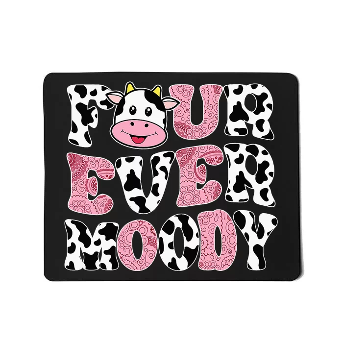 Four Ever Moody Cow Mousepad