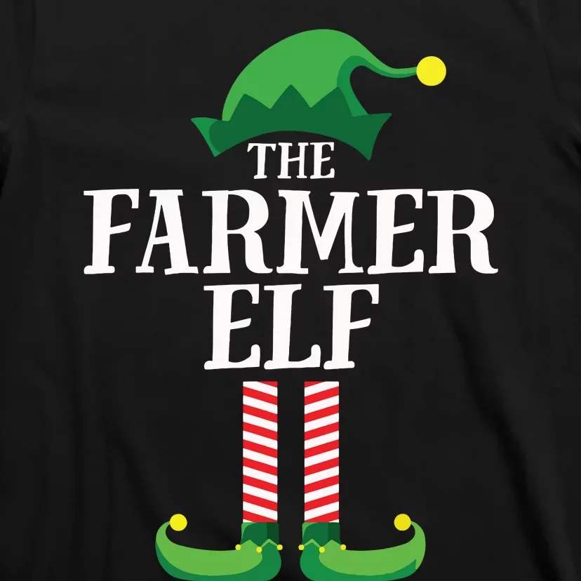 Farmer Elf Matching Family Group Christmas Party T-Shirt