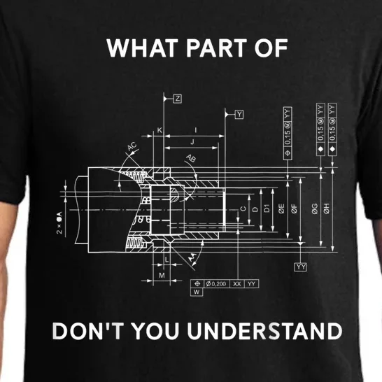 Funny Engineering Mechanical Engineering Pajama Set